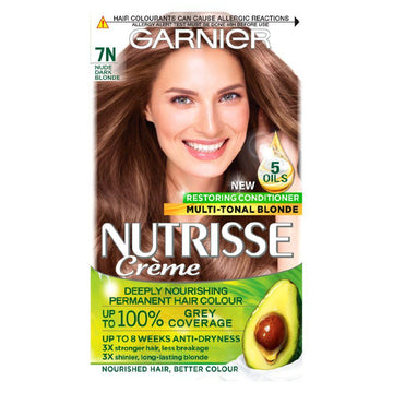 Nutrisse 7N Nude Dark Blonde Permanent Hair Dye